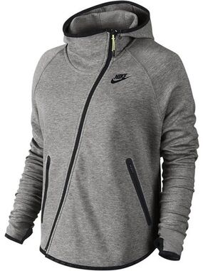 Nike Tech Light Gray Butterfly Full Zip Hooded Sweatshirt